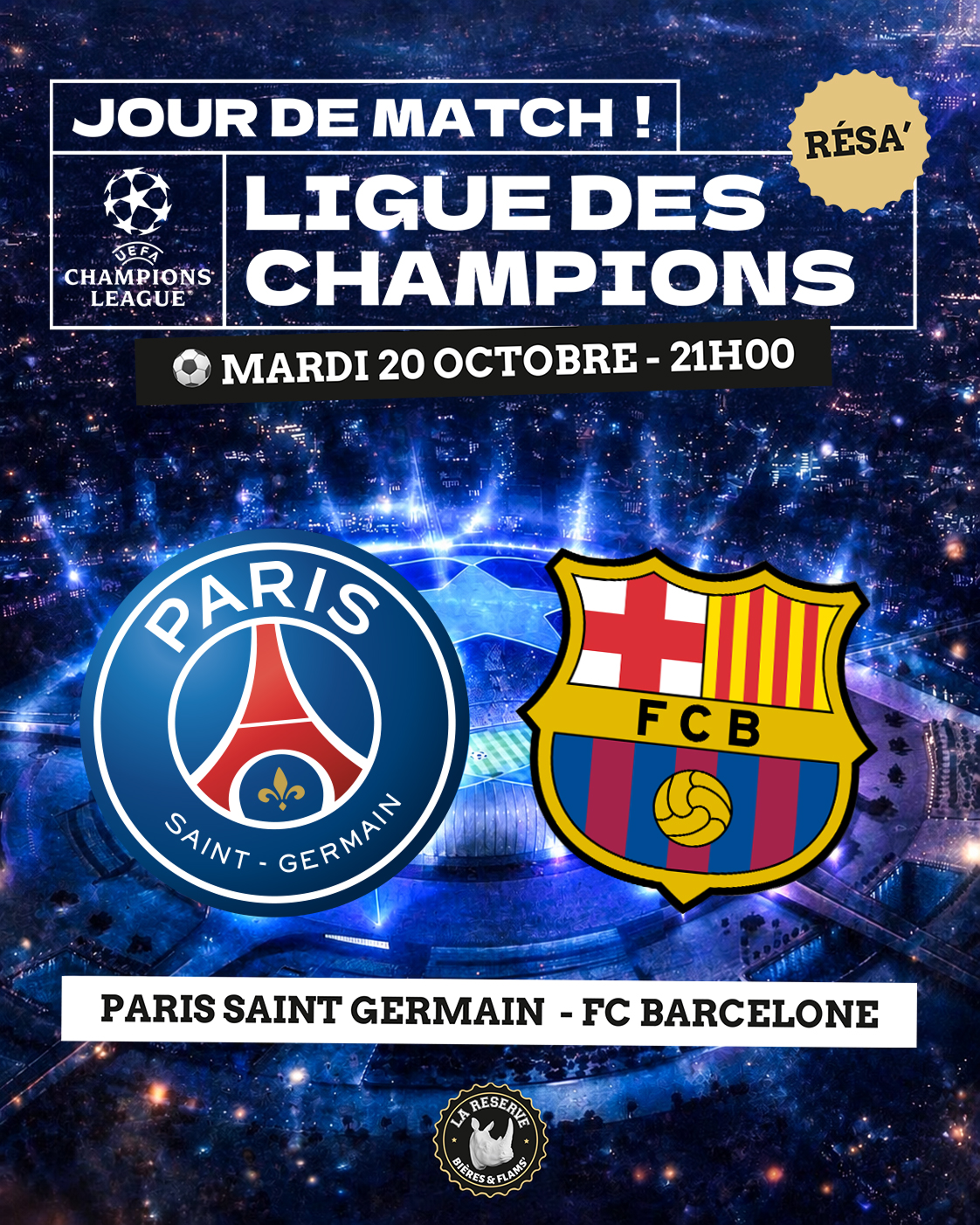 PSG - FC Barcelone